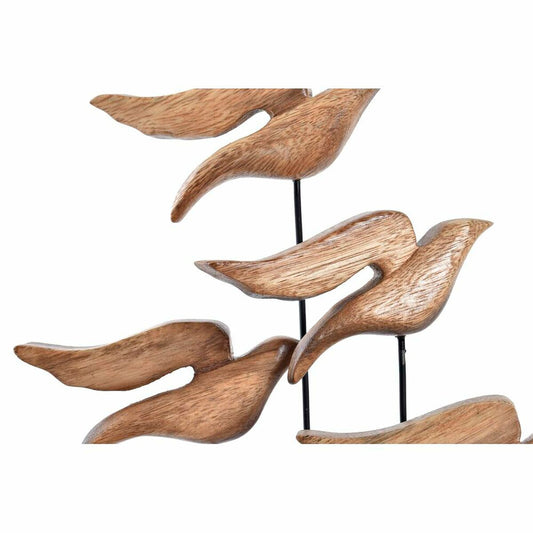 Decoration DKD Home Decor Aluminium Acacia Birds (27 x 9,5 x 33 cm)