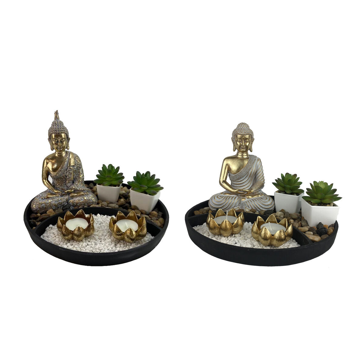 Decorative Figure DKD Home Decor 26 x 26 x 18 cm Oriental Garden (2