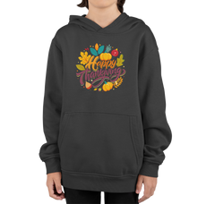 Autumn Comfort Hoodies for Kids || Happy Thanksgiving  Day Printed Design Hoodie For Kids