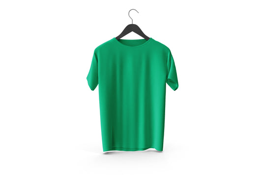 Summer Comfort Tees Green color  Plain T-Shirts |Casual Comfort, Cool Cotton Vibes, T-Shirts collection