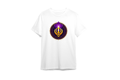 Turbaned Trend Khanda Classic Printed  Design for Sikhs || Sikh Style Inspired T-shirts