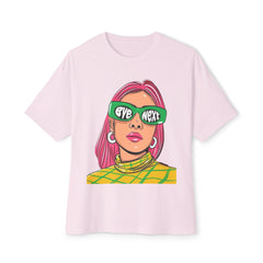 Oversized Women's Boxy Printed With BYE NEXT T-Shirt