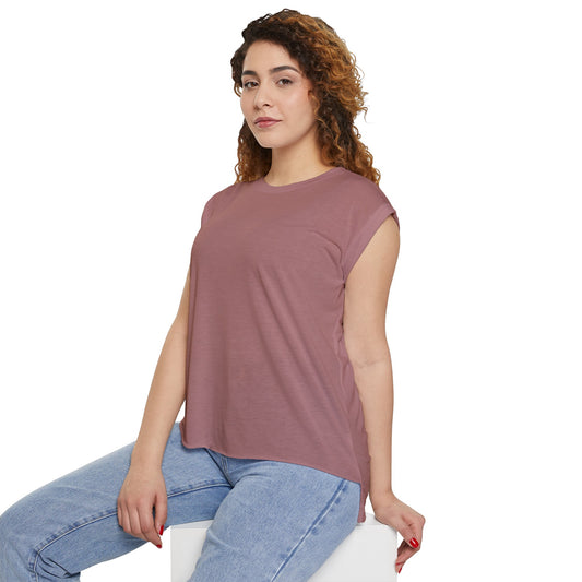 Women’s Flowy Rolled Cuffs Top