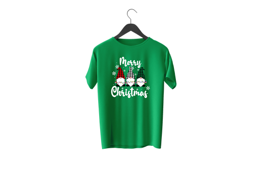 Merry & Bright Christmas T-shirts Printed Christmas Design || Holiday T-Shirts Collection