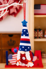 4-Piece Independence Day Knit Hanging Gnomes