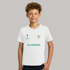 Algeria Soccer Team Fan T-Shirt  For Boys/Youth – 2026 Football World Cup TShirt