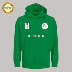 Algeria Soccer Team Fan Hoodie – 2026 World Cup Football Sweatshirt