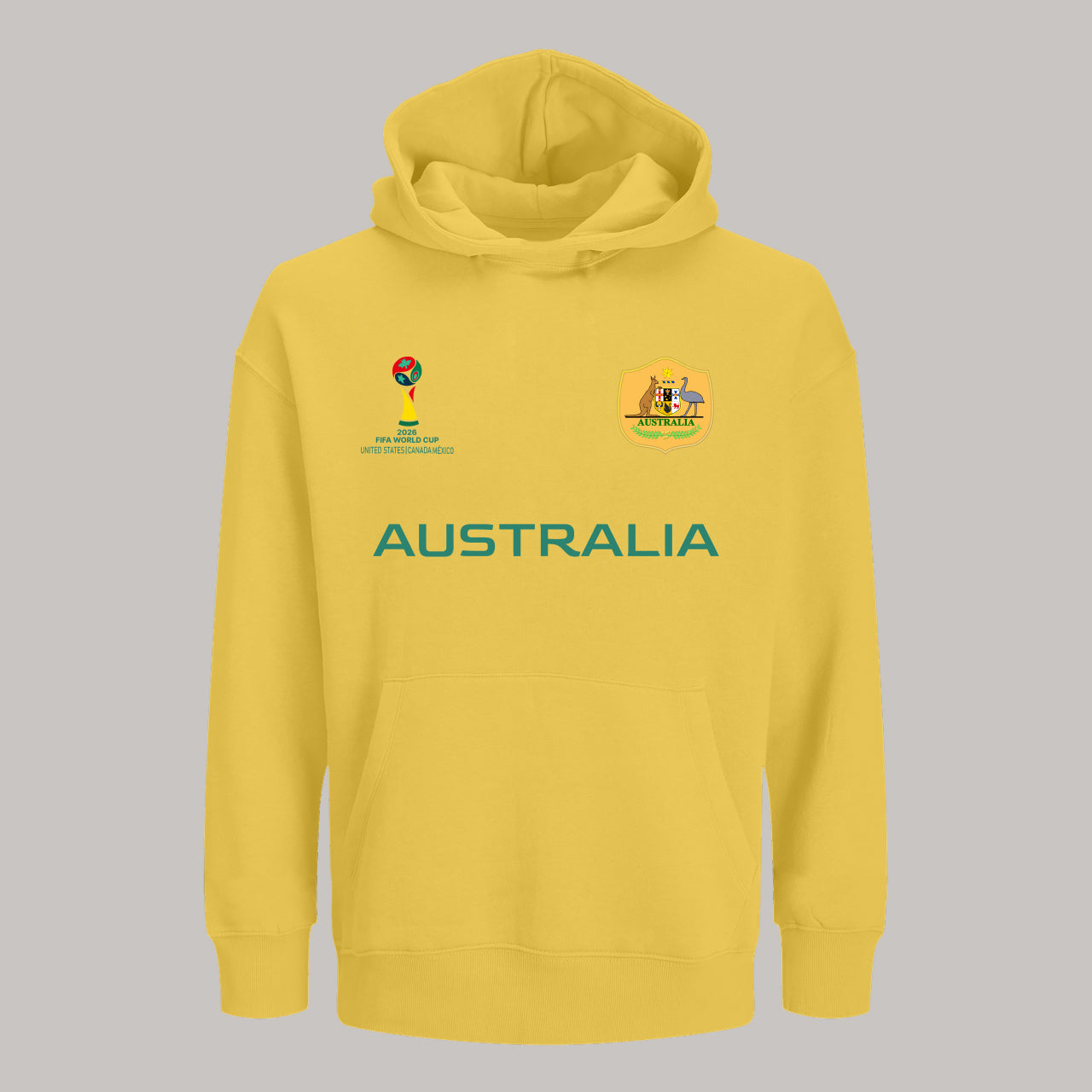 Australia Soccer Team Fan Hoodie – 2026 World Cup Football Sweatshirt