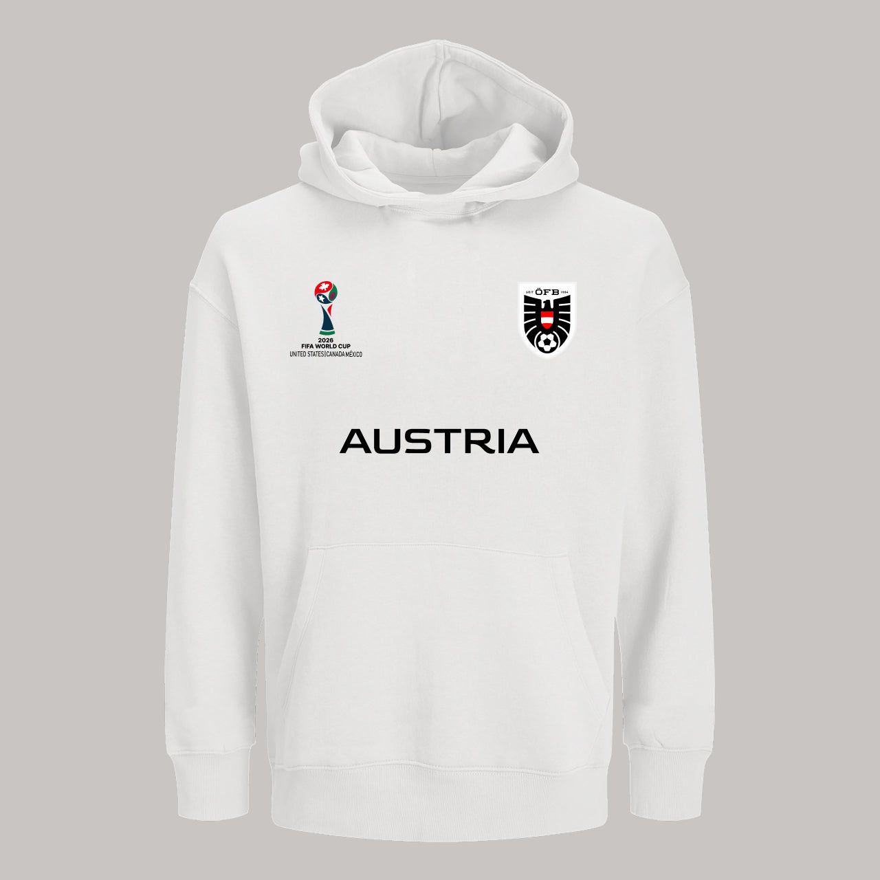 Austria Soccer Team Fan Hoodie – 2026 World Cup Football Sweatshirt