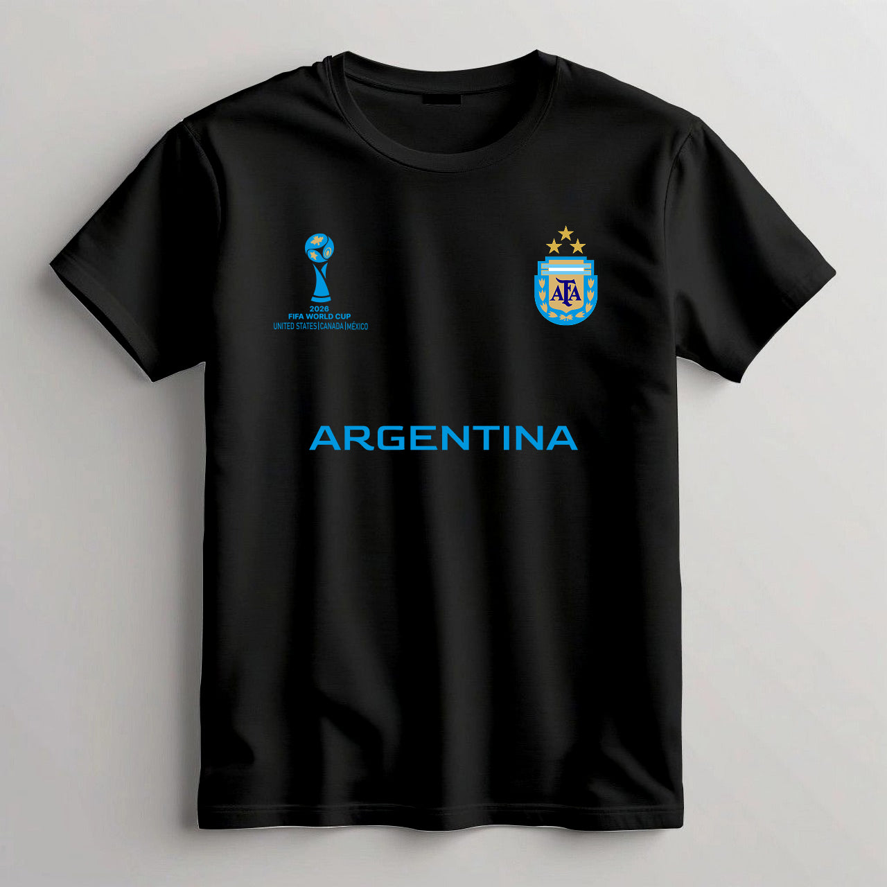 Argentina Football Team Fan T-Shirt – 2026 Football World Cup TShirt