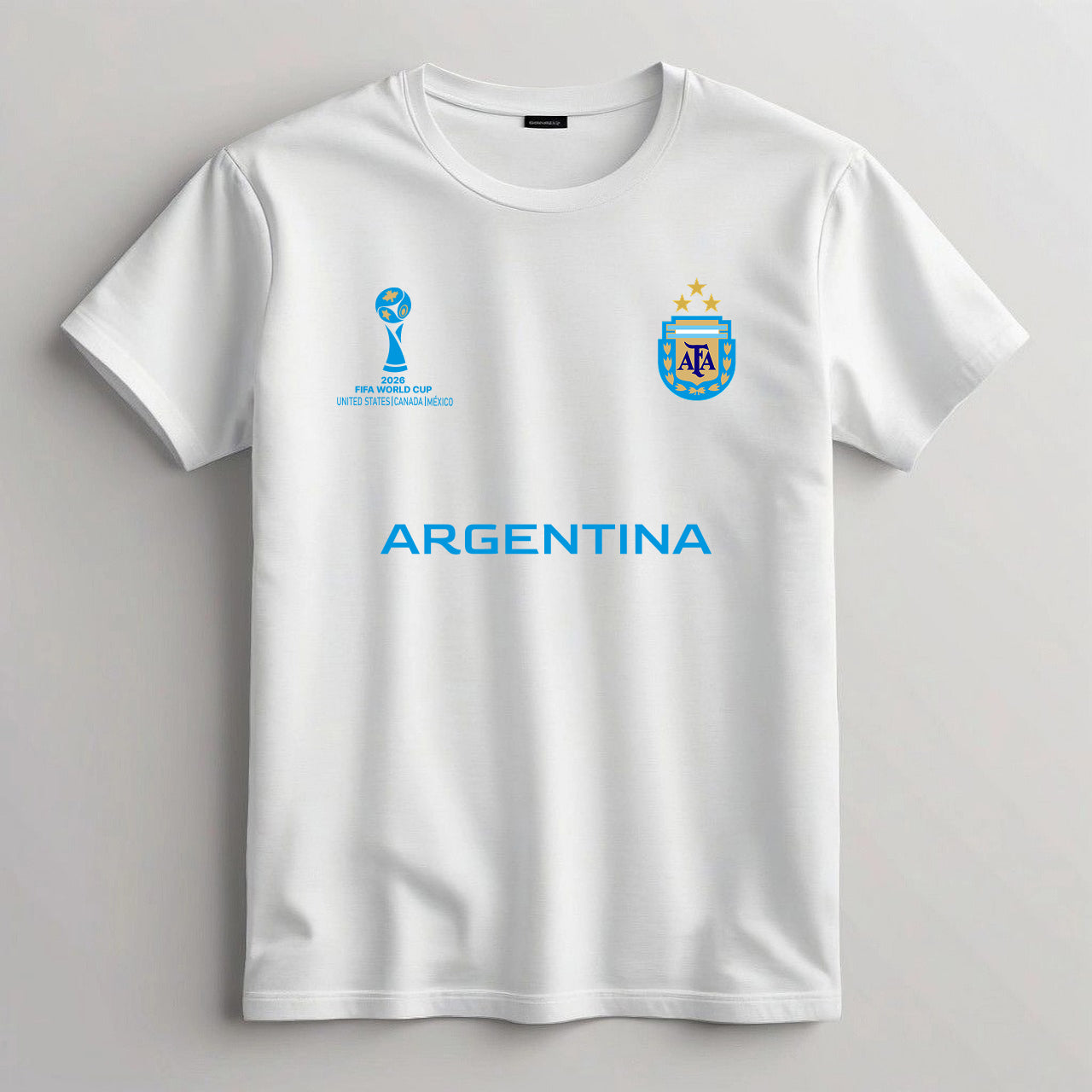 Argentina Football Team Fan T-Shirt – 2026 Football World Cup TShirt