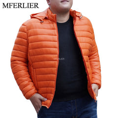 Autumn Winter Men Jackets 10XL Bust 164cm 5XL 6XL 7XL 8XL 9XL Plus