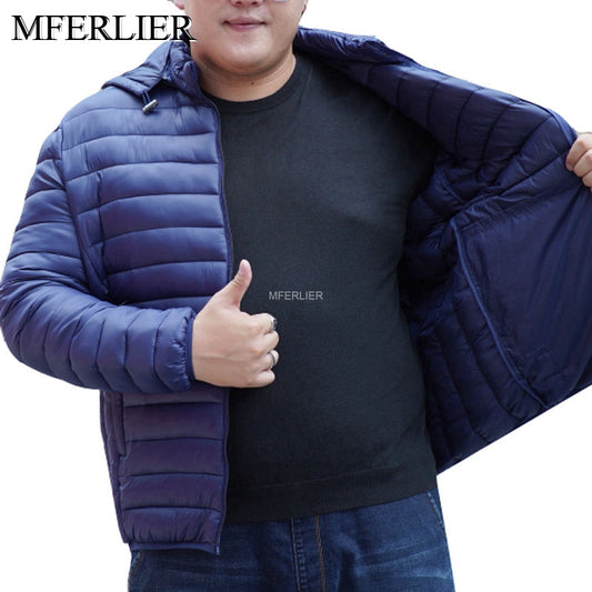 Autumn Winter Men Jackets 10XL Bust 164cm 5XL 6XL 7XL 8XL 9XL Plus