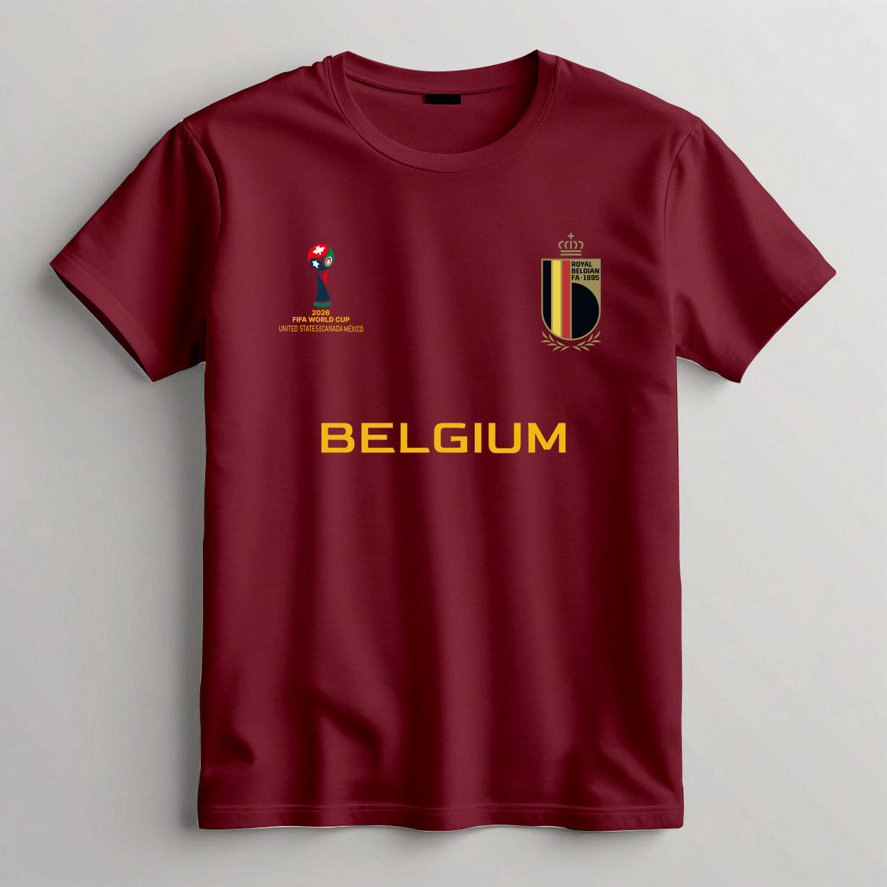 Belgium Football Team Fan T-Shirt – 2026 Football World Cup TShirt