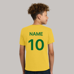 Brazil Football Team Fan T-Shirt For Boys/Youth – 2026 Football World Cup TShirt