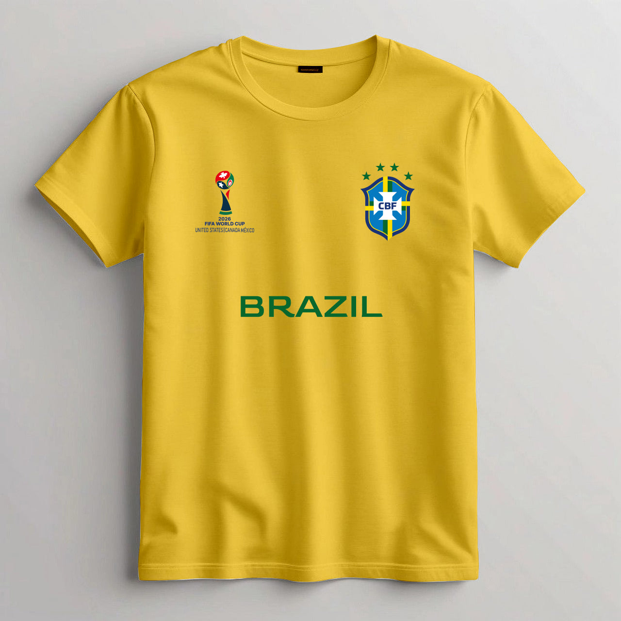 Brazil Football Team Fan T-Shirt – 2026 Football World Cup TShirt