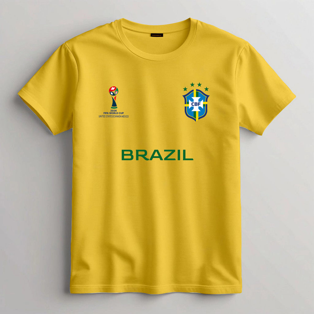 Brazil Football Team Fan T-Shirt – 2026 Football World Cup TShirt