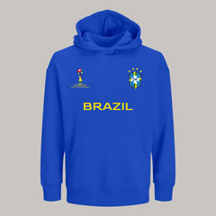 Brazil Soccer Team Fan Hoodie – 2026 World Cup Football Sweatshirt