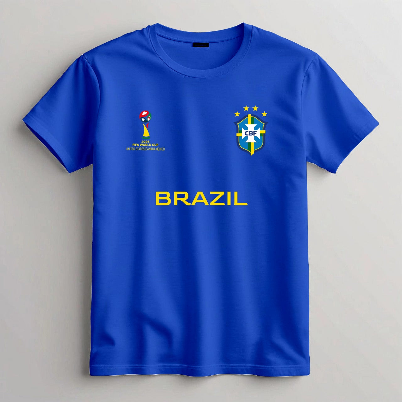 Brazil Football Team Fan T-Shirt – 2026 Football World Cup TShirt