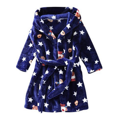 Boys Girls  long sleeved robe bathrobes home