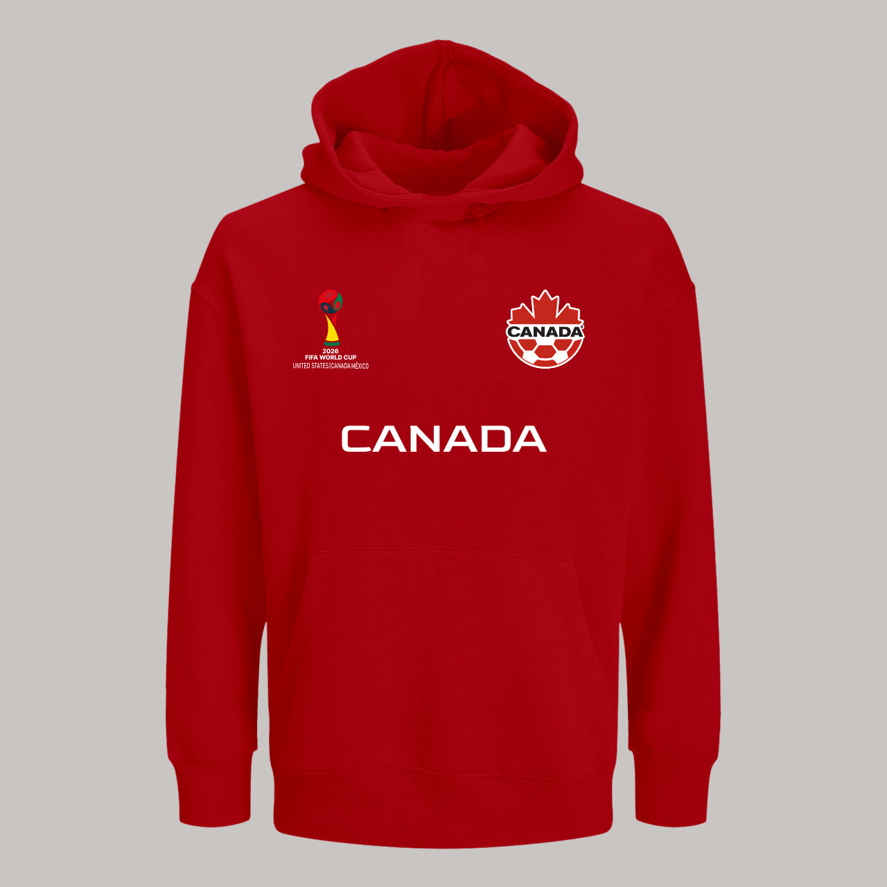 Canada Soccer Team Fan Hoodie – 2026 World Cup Football Sweatshirt