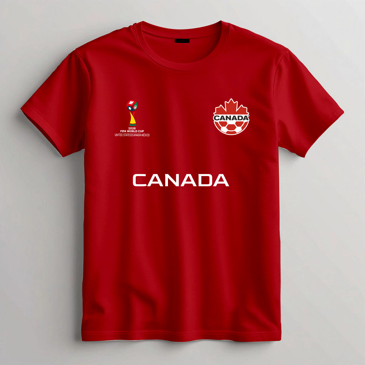 Canada Football Team Fan T-Shirt – 2026 Football World Cup TShirt