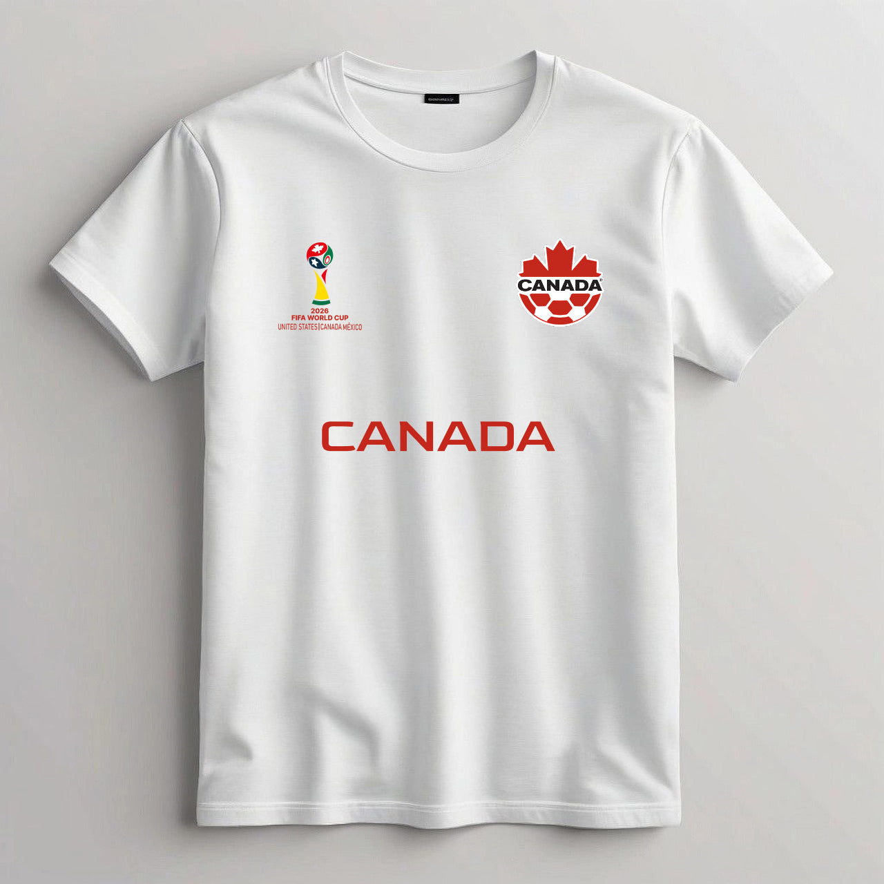Canada Football Team Fan T-Shirt – 2026 Football World Cup TShirt