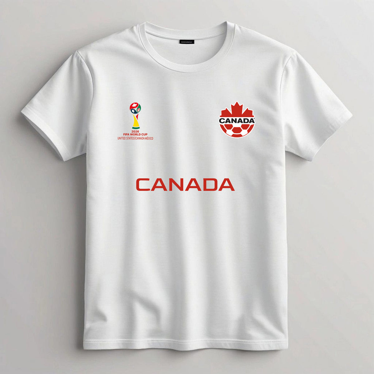 Canada Football Team Fan T-Shirt – 2026 Football World Cup TShirt
