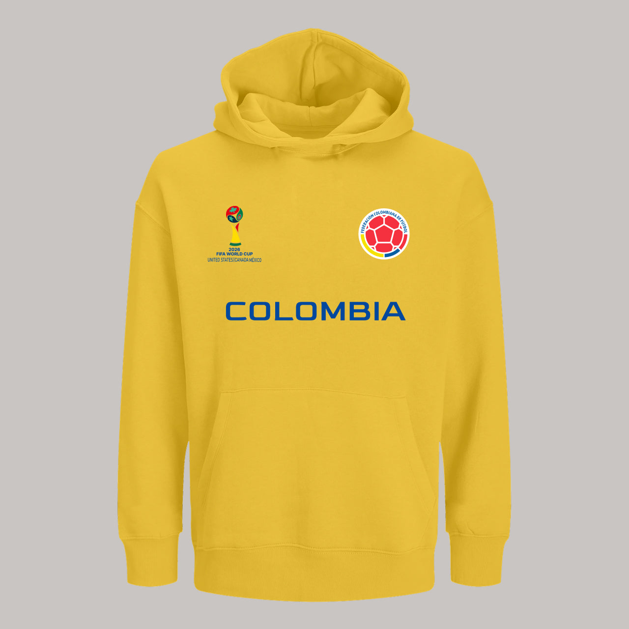 Colombia Soccer Team Fan Hoodie – 2026 World Cup Football Sweatshirt