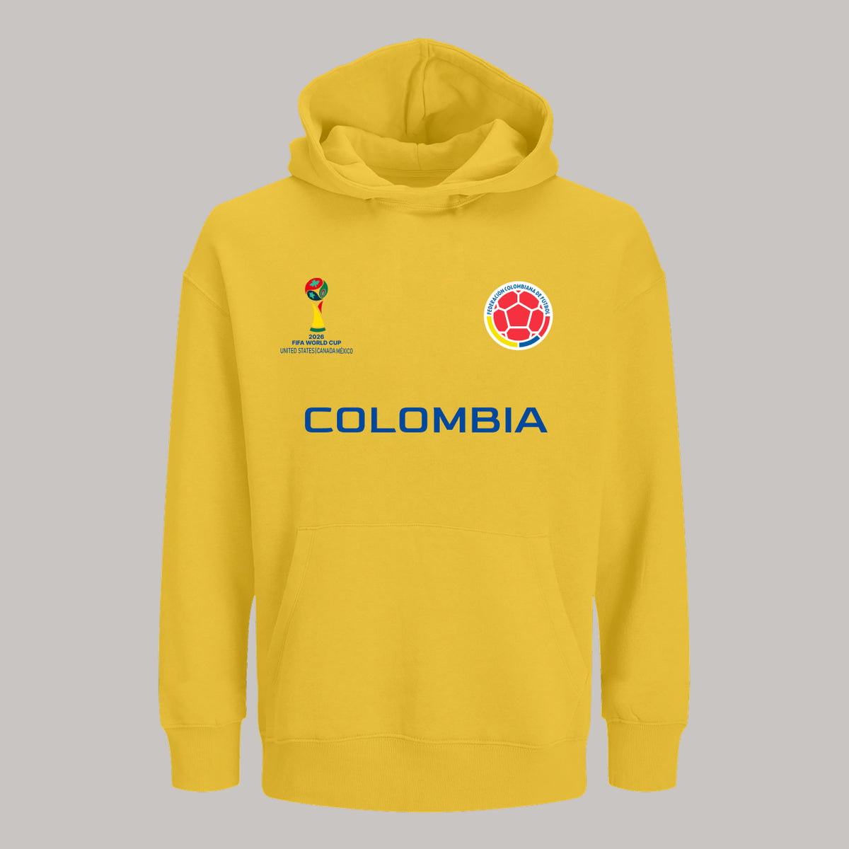 Colombia Soccer Team Fan Hoodie – 2026 World Cup Football Sweatshirt