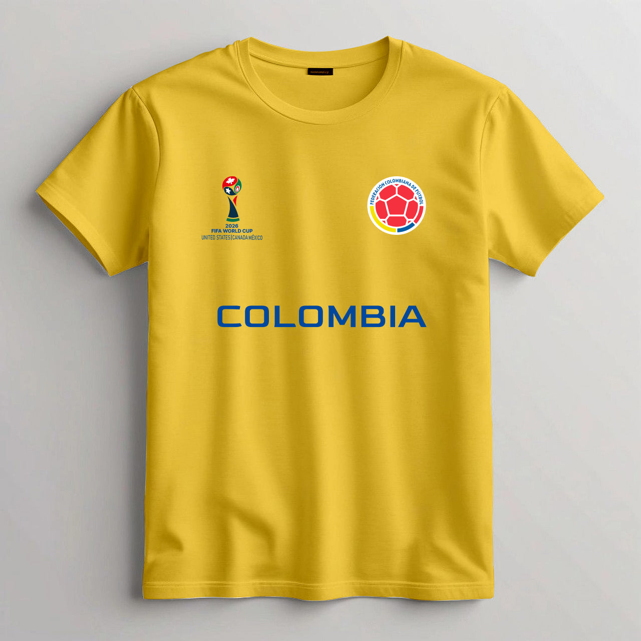 Colombia Football Team Fan T-Shirt – 2026 Football World Cup TShirt