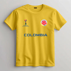 Colombia Football Team Fan T-Shirt – 2026 Football World Cup TShirt