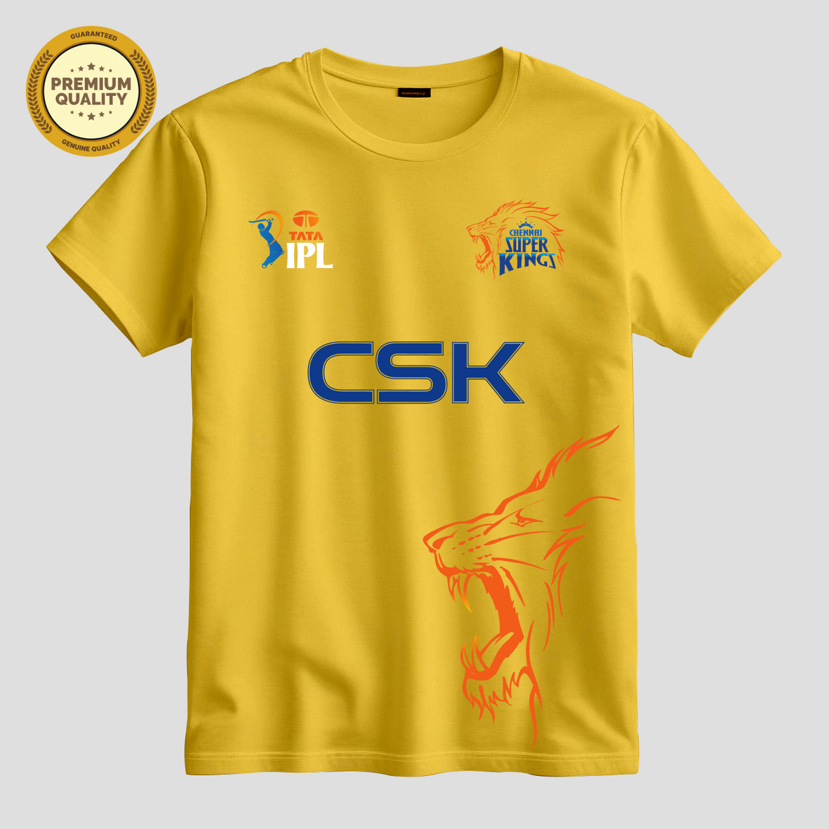 Chennai Super Kings Team Fan T-Shirt |  Male & Female Fan Jersey