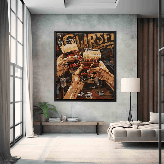 Cheers Framed Framed Print