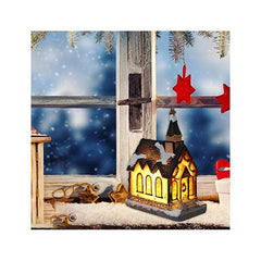 Christmas Decoration Resin Small Church