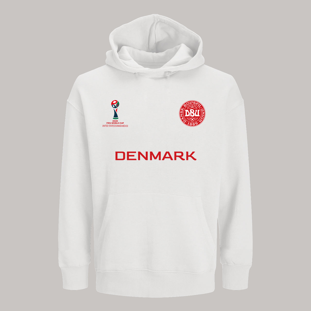 Denmark Soccer Team Fan Hoodie – 2026 World Cup Football Sweatshirt