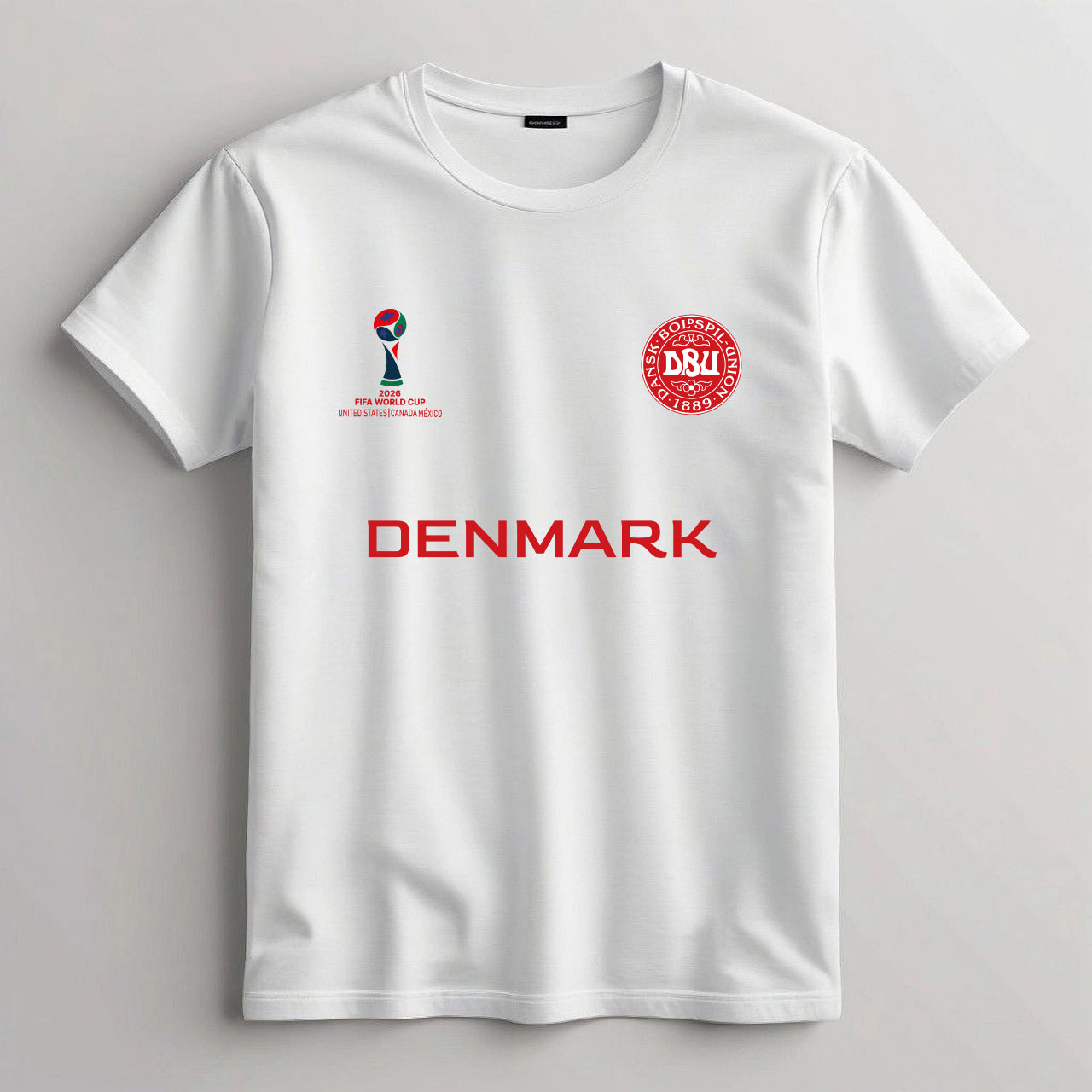 Denmark Football Team Fan T-Shirt – 2026 Football World Cup TShirt