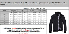 DIMUSI Mens Jackets Spring Autumn Casual Coats Solid Color Mens