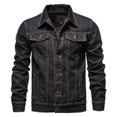 Denim Jacket Men Fashion Motorcycle Jeans Jackets Mens Causal