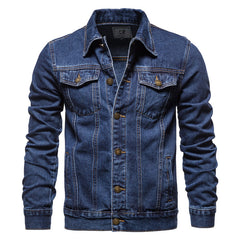 Denim Jacket Men Fashion Motorcycle Jeans Jackets Mens Causal