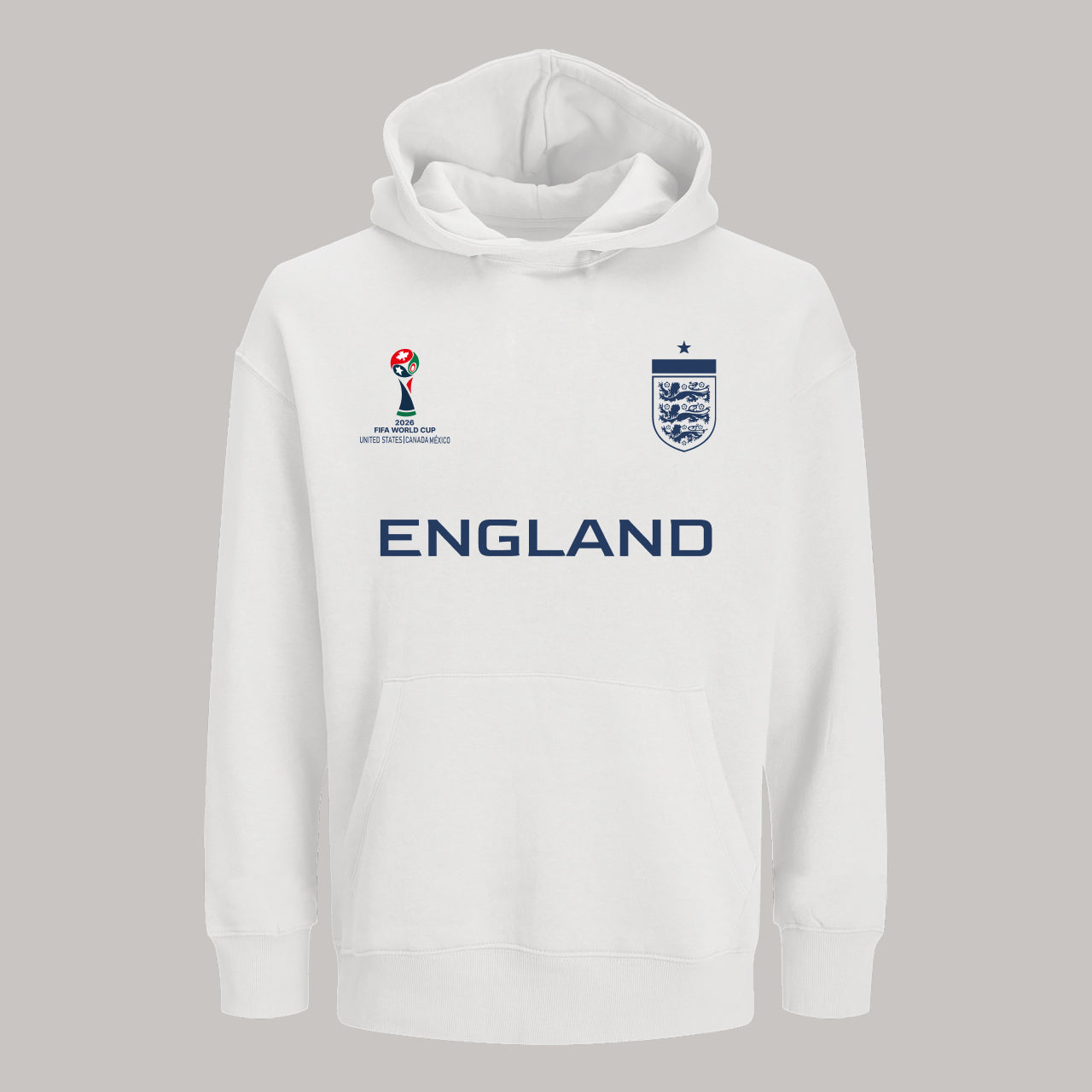 England Soccer Team Fan Hoodie – 2026 World Cup Football Sweatshirt