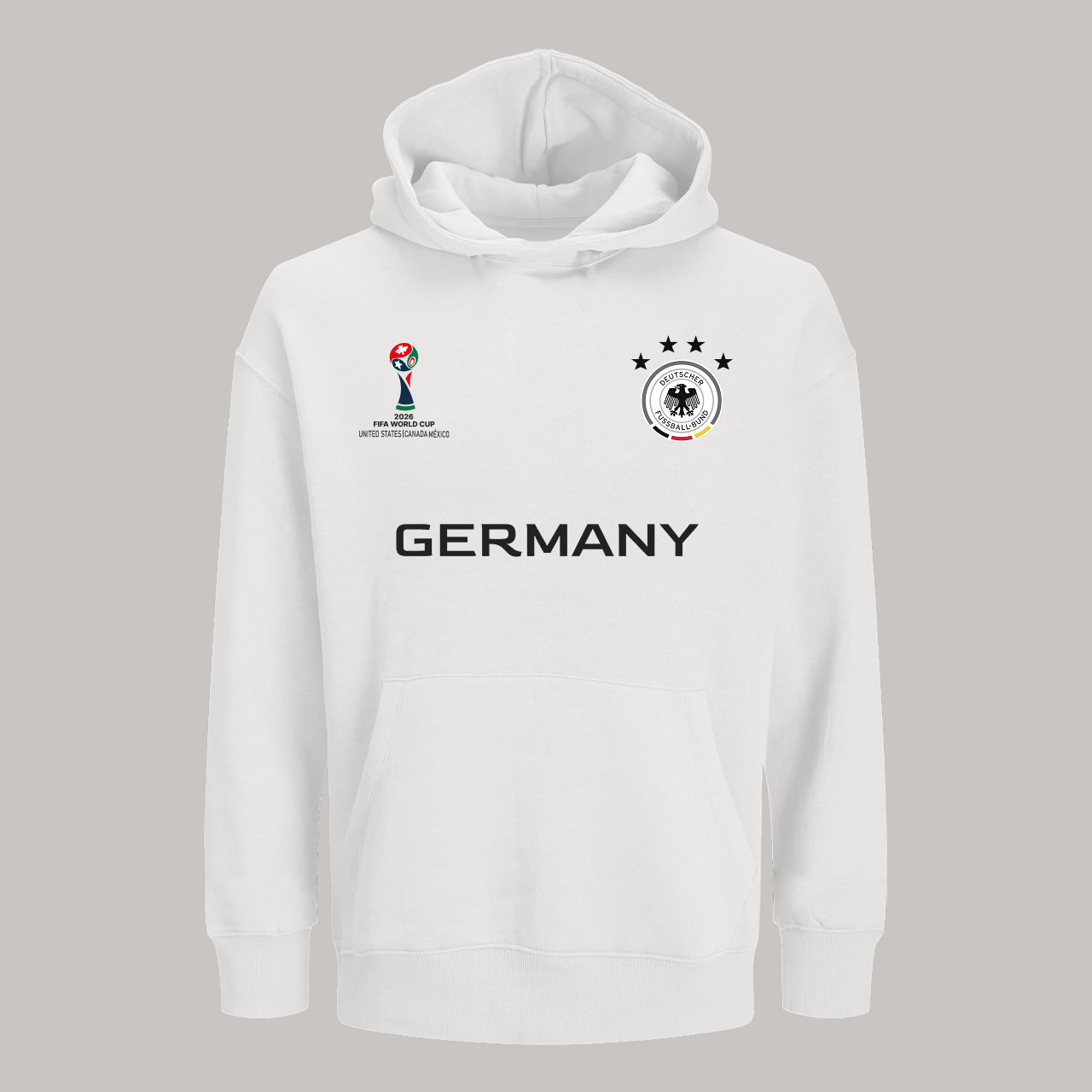 Germany Soccer Team Fan Hoodie – 2026 World Cup Football Sweatshirt