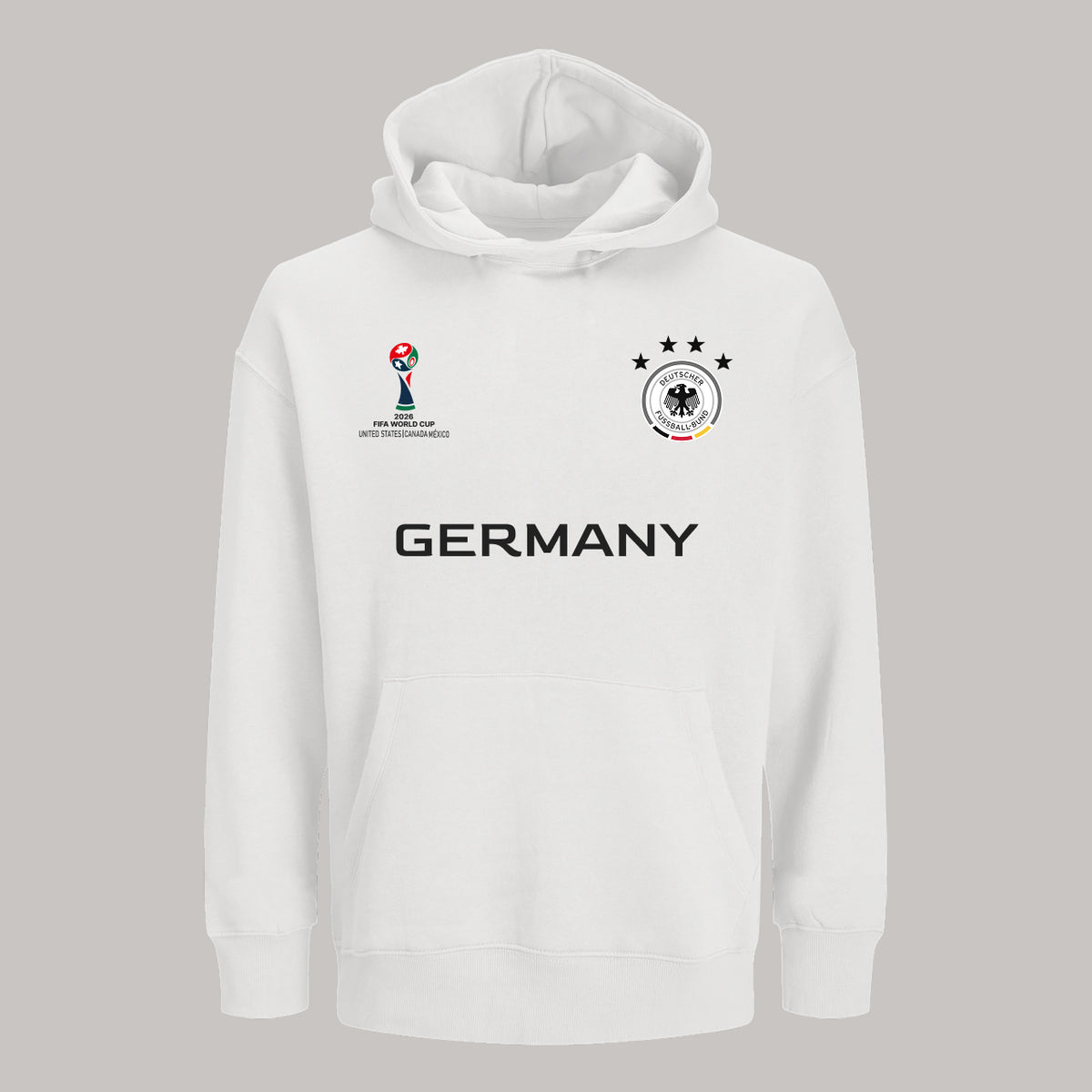Germany Soccer Team Fan Hoodie – 2026 World Cup Football Sweatshirt