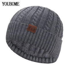 Beanies Knitted Hat Men's Winter Hats For Women Skullies Brimless Cap