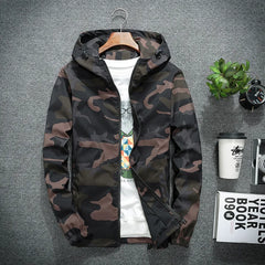 Men's New Camo Jackets 2023 Spring Autumn Casual Coats Hooded Jacket