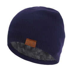 Beanies Knitted Hat Men's Winter Hats For Women Skullies Brimless Cap