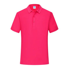 2021 Men's Summer Polo Shirt 100% Cotton Smart Casual Style Purple