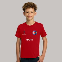 Haiti Soccer Team Fan T-Shirt For Boys/Youth – 2026 Football World Cup TShirt