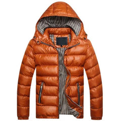 DIMUSI Winter Men Padded Jacket Fashion Cotton Thermal Thick Parkas