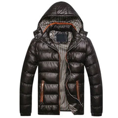 DIMUSI Winter Men Padded Jacket Fashion Cotton Thermal Thick Parkas